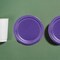 24 Count Purple Color Round Dessert Plates for Birthday or Princess Themes 7"